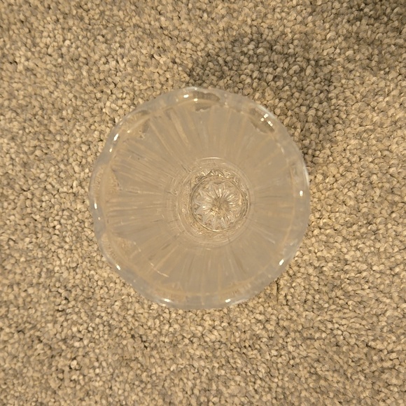 Tiny Lead Crystal Cut Glass Vase - Picture 2 of 3